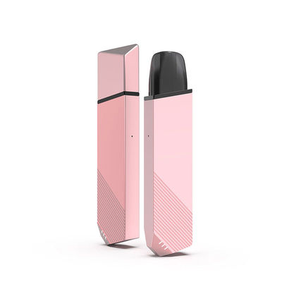 качество  Pink Vape Pen Pod System Starter Kits 360mAh Rechargeable 110m Length Фабрика