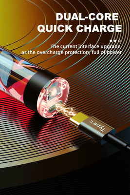 E-сигарета светов прозрачной раковины трубы ПК световода красочная светящая