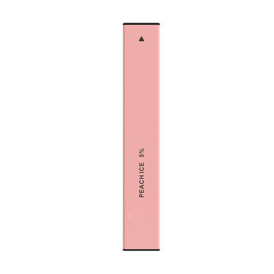 Устранимая розовая мини трубка слоек 1.2ml ручки 400 стручка Vape алюминиевая