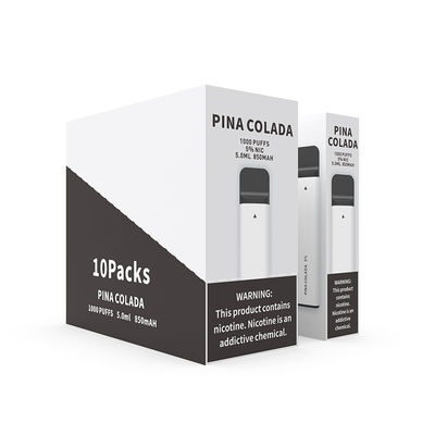 Pina Colada 1000 сопит батарея 850mAh устранимого прибора стручка Vape белая